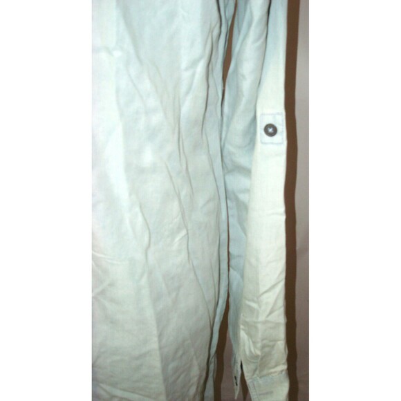 New Womens NWT PrAna Shirt Dress Light Blue Aliki Button S Soft Long 3/4 Sleeve - Picture 7 of 9